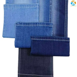 Cổ Trọng Lượng Nhẹ 7.5Oz Twill Denim Vải Cotton Tel Polyester Gracell Spandex Pha Trộn Căng Siêu Màu Xanh đậm Chàng Trai - Product Image 3