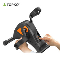 Vélo d'exercice électrique TOPKO de haute qualité pour la maison, le bureau et la salle de sport – Mini pédalier d'exercice intérieur