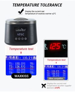 สิทธิบัตรของตัวเอง!!! เครื่องทำความร้อนขี้ผึ้งอุปกรณ์ร้านเสริมสวยพร้อมมีดโกนที่ติดอยู่กับโถแบบถอดได้ - Product Image 5