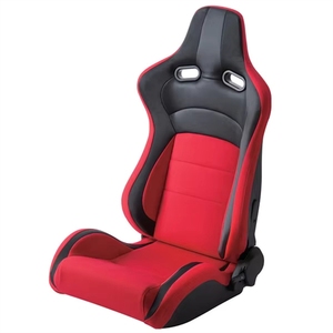 Siège de course JBR1061 en tissu sport 1064 noir et gris pour voiture de sport - Product Image 4