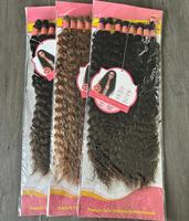 Extensions de cheveux Deep Wave en mèches à trame unique, soyeuses et douces, pour tressage bouclé, vente en gros