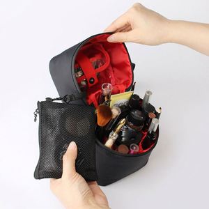 Bolsa de Cosméticos de Viaje de Nailon para Mujer, con Cierre de Cremallera, Bolsa de Maquillaje, Estuche de Belleza, Organizador de Maquillaje, Bolsa de Almacenamiento para Baño y Aseo - Product Image 2