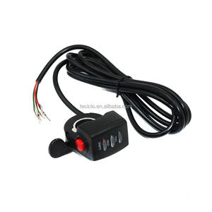 Accélérateur de vitesse pour vélo électrique 24V/36V/48V, accélérateur à <span class=keywords><strong>pouce</strong></span> Wuxing avec indicateur de puissance, accessoires pour vélo électrique - Product Image 1