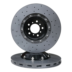 Kit pinza <span class=keywords><strong>freno</strong></span> Auto da corsa ad alte prestazioni per aggiornamento del sistema frenante in carboceramica 380mm 400mm grande modello universale <span class=keywords><strong>freno</strong></span> R8 - Product Image 3