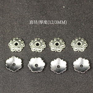 ลูกปัดเงินทิเบตทรงดอกไม้ รูใหญ่ สำหรับงาน DIY เครื่องประดับ ทำสร้อยข้อมือ งานฝีมือ ใช้ในพิธีทางศาสนา เหมาะสำหรับทุกเพศ - Product Image 3