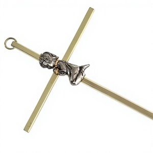 Première Communion Croix Métal Bébé Fille Figure - Product Image 3