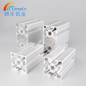 Profil d'extrusion en aluminium de fente de <span class=keywords><strong>50x50</strong></span> 50*100 T pour l'affichage de traction de tiroir d'équipement industriel - Product Image 4
