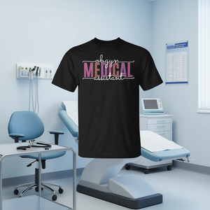 Camiseta de Asistente Médico, Enfermera de Obstetricia y Ginecología para Personal y Pacientes, Ropa Promocional de Primera Calidad - Product Image 3