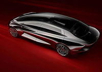 Rines Futuristas Monobloque de Aluminio Forjado, Rines de Lujo Cóncavos con Malla, Rines Multirradio para Aston Martin Lagonda 2018