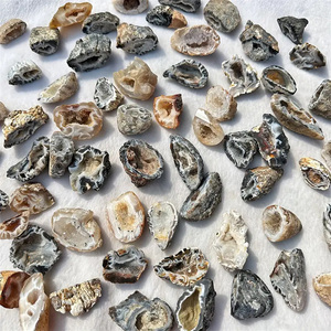 Commercio all'ingrosso naturale di cristallo di quarzo grezzo Geode lastra di diamante <span class=keywords><strong>Druzy</strong></span> fetta di agata per la decorazione stampata al Laser - Product Image 4