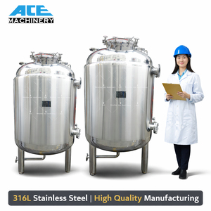 Beverage, Beer, Chemical, Juice Sanitary Class Machine Vertical 304 316 Stainless Steel <b>Storage</b> Tank - Product Image 6