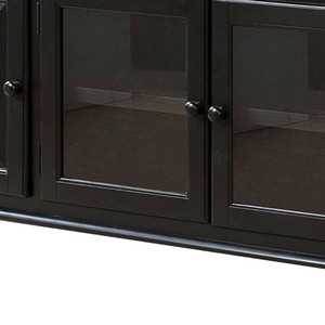 HMS 58 \ "moderno supporto TV nero regolabile in legno pannello MDF per soggiorno o camera da letto mobili per la casa - Product Image 6