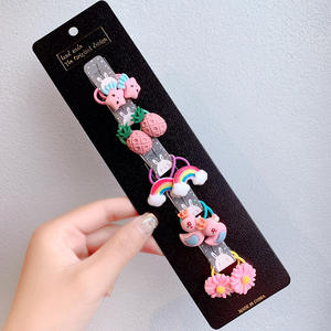 10 pz Per sacchetto morbido animale con cuore in gomma elastico Per <span class=keywords><strong>capelli</strong></span> cravatte Per <span class=keywords><strong>capelli</strong></span> Per bambine - Product Image 5