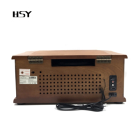 Plateau tournant en bois LP, à 3 vitesses, Style rétro, USB/CD/Cassette, lecteur Radio, meilleure vente