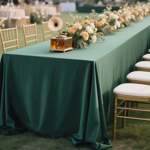 Nappes de table de luxe pour hôtels, couleurs unies, housses de table rectangulaires pour événements, vente en gros - Product Image 1