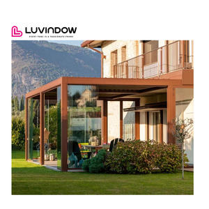 ศาลาพักผ่อนริมชายหาดฮาวาย โครงสร้างอะลูมิเนียม หลังคาบานเกล็ดปรับไฟฟ้าอัจฉริยะ ทนทานต่อพายุเฮอริเคน - Product Image 5