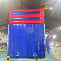 Toboggan aquatique gonflable pour adultes avec piscine, toboggan gonflable pour bateau, toboggan gonflable Spiderman pour piscine
