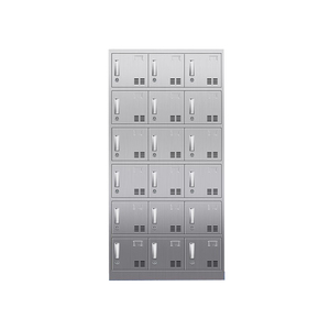 Armario de Almacenamiento de Metal de Acero Inoxidable, Armarios con Cerradura para Uso en Exteriores con Llaves - Product Image 2