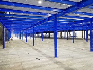 Customized Heavy Duty Industrial <strong>High</strong> Density Storage <strong>Mezzanine</strong> Steel Selective Pallet Rack Wholesale Floor Platform - Product Image 5