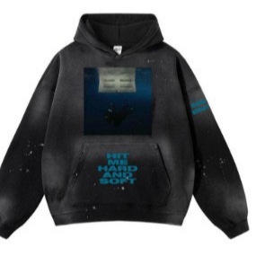 High Street Cool <span class=keywords><strong>Guy</strong></span> Hoodie 100% Coton Gradient Design Trendy INSYN Washed Damage Effect Thick Ink-Sparyed Hommes Femmes - Product Image 2