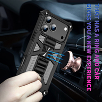 Nouvelle coque de téléphone portable robuste et antichoc pour iPhone 11 12 13 14 Plus 15 16 Pro Max 17 Air avec support de téléphone