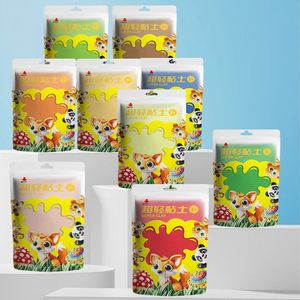 100g Custom logo Nontoxic Air Dry Super Ultra Light Weight Soft <b>Modeling</b> Magic Clay air Dry <b>Foam</b> Clay Plasticine for Slime - Product Image 3