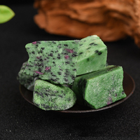 Cristaux de quartz rose naturels bruts non taillés, forme irrégulière, vert, pour la guérison, écologiques, décoration intérieure