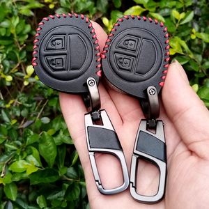 Étui pour clé de voiture en cuir PU à 2 boutons, léger, résistant aux rayures, pour Suzuki Swift SX4 Liana Aerio Jimny Samurai Amagatarai - Product Image 2