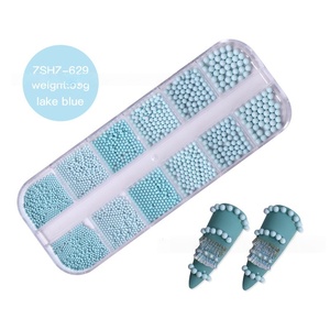 <span class=keywords><strong>Mini</strong></span> perles en acier <span class=keywords><strong>Macaron</strong></span>, breloques pour ongles, décorations, <span class=keywords><strong>mini</strong></span> billes métalliques de tailles variées, bijoux pour nail art, manucure DIY - Product Image 4