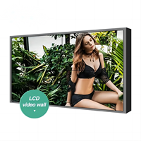 46 49 55 65 Zoll 4K Schmale Lünette LCD-Videowand anzeige Großer Werbe spieler Flexibler Bildschirm für die Verwendung im Einkaufs zentrum