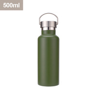 Flacon à vide en acier inoxydable 304 Double couche Bouteille d'eau extérieure de grande capacité Bouteille de sport d'alpinisme 500ml 750ml 1000ml