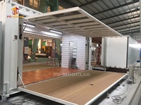 Maison préfabriquée moderne en conteneur pliable et extensible, durable et polyvalente pour les scénarios de vie résidentiels, commerciaux et extérieurs