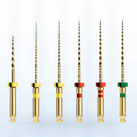 Lime rotative endodontique dentaire Jinjiang en NiTi activé par la chaleur, instrument pour dentiste, 21mm 25mm 31mm