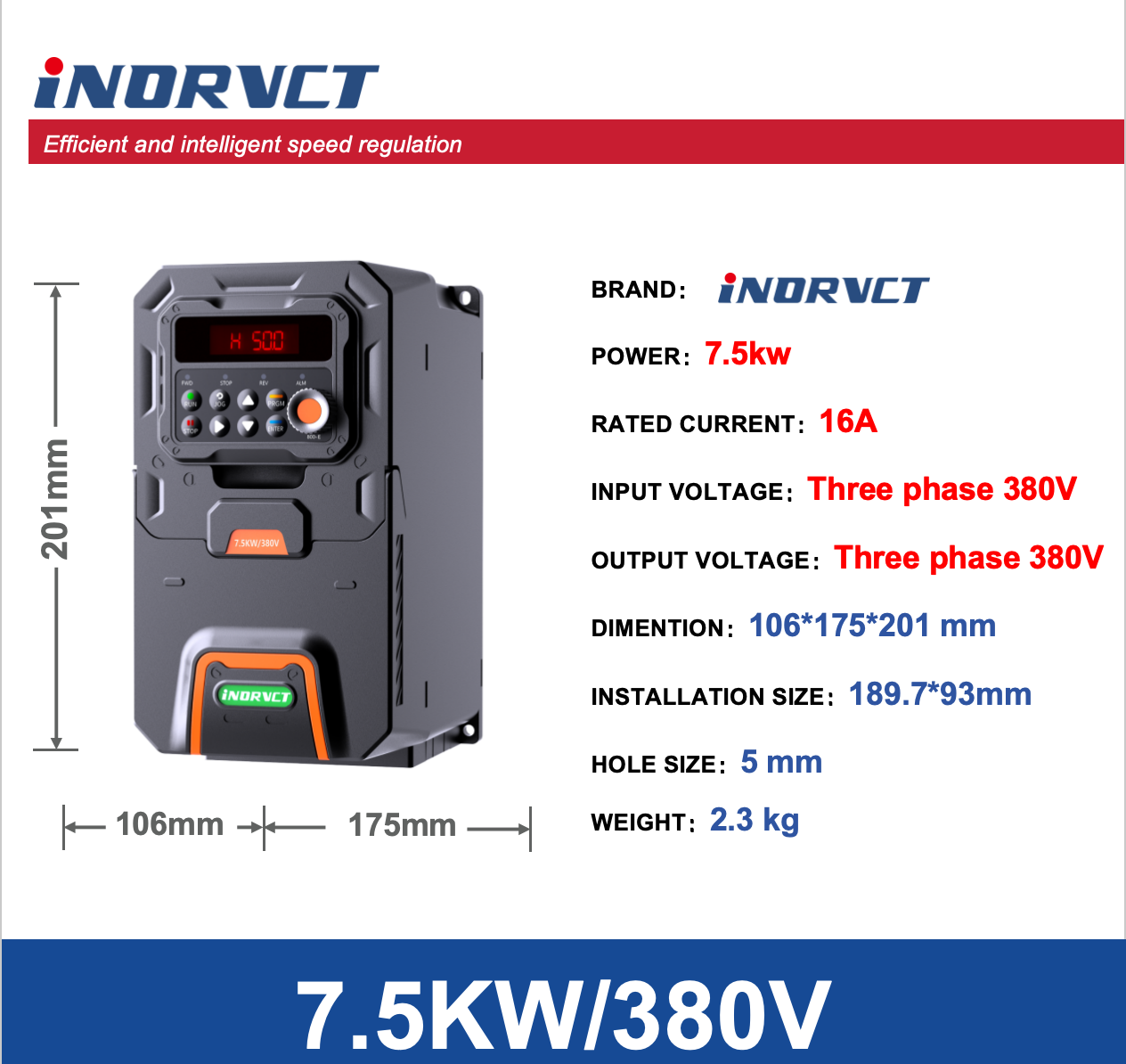 7.5KW 380V