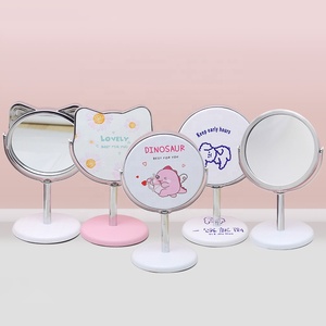 Mini Promotional Cooperation Gift Table Mirror With Stand