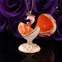 Alibaba mejor venta arte Faberge huevo en Rusia regalos de boda recuerdos (QF3275)