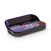 Sumber Pabrik HUD Head-up Display Mobil OBD Universal Speedometer Kompas Proyektor Layar LED Versi GPS M22