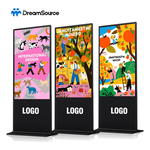Afficheur numérique sur pied DreamSource 65 pouces, écran LCD 1920x1080, kiosque publicitaire intérieur avec animation télécommandée - Product Image 1