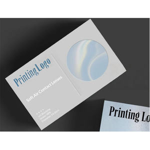 2025 innovata scatola di imballaggio in carta Laser personalizzata per la cura delle lenti a contatto e colore lenti a contatto formato Logo stampato - Product Image 4