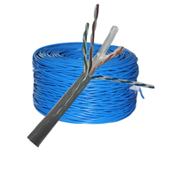 Câble UTP d'usine CAT6 4 paires FTP LAN gaine PVC 23AWG 100m de longueur Câbles de communication