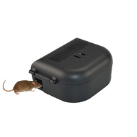 Station d'appâts en plastique, petite souris noire, boîte d'appâts, emballage en Carton, pièges, laine d'acier, souris, vente en gros, viande, souris de course