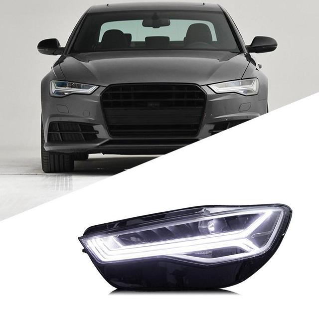 For Audi A6 S6 C7 New LED Headlights 2016-2018 Original High Quality LED Lights Can Be Customized Upgrade Plug and Play