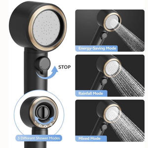 Doccia da Campeggio Ricaricabile con 5 Impostazioni <span class=keywords><strong>di</strong></span> Pressione, Alimentata da Batteria da 8000mAh, Portatile per Escursionismo e Campeggio - Product Image 5