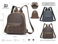 Zaino da uomo patchwork in tela con tracolla arcuata, maniglia staccabile, tasca interna con cerniera, sotto i 20 litri, per tutte le stagioni - Product Image 1