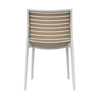 Chaise de salle à manger en plastique confortable au design moderne, vente en gros de meubles de cuisine pour restaurant, café, salon