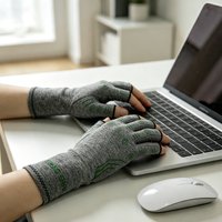 Gants de compression respirants à demi-doigts pour le sport et les soins de santé, soulagement des douleurs articulaires, thérapie, protection quotidienne des mains