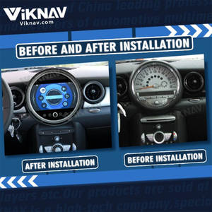 Radio de coche Android de 9 pulgadas para BMW <span class=keywords><strong>Mini</strong></span> <span class=keywords><strong>Cooper</strong></span> R56 R60 2007-2010 CD negro Carplay navegación GPS reproductor de vídeo Multimedia Unidad Principal - Product Image 3