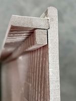 Carreaux de marches d'escalier en porcelaine imitation brique moderne 470x1200mm, pleine masse, brillants, antidérapants, résistants à l'usure, antibactériens, impression jet d'encre 3D