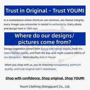 Youmi Tùy Chỉnh Dịch Vụ OEM Bán Buôn Chất Lượng Cao Axit Rửa Quá Khổ Pháp Terry 500gsm 100% Cotton Thời Trang Phố Áo Cho Người Đàn Ông - Product Image 6