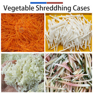 FC-501 Ginger Slicing and Shredding Machine Adjustable Cut Size <b>Vegetable</b> Ginger <b>Cutter</b> Commercial Food Processing Equipment - Product Image 4